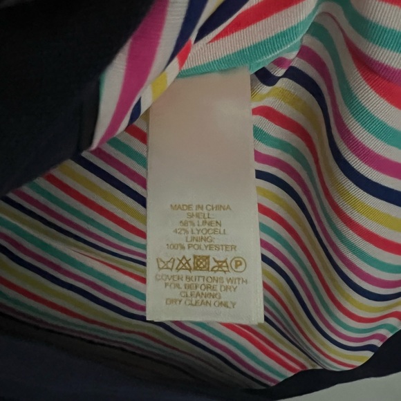 Kate Spade Tami Blazer Linen French Blue - Picture 4 of 4